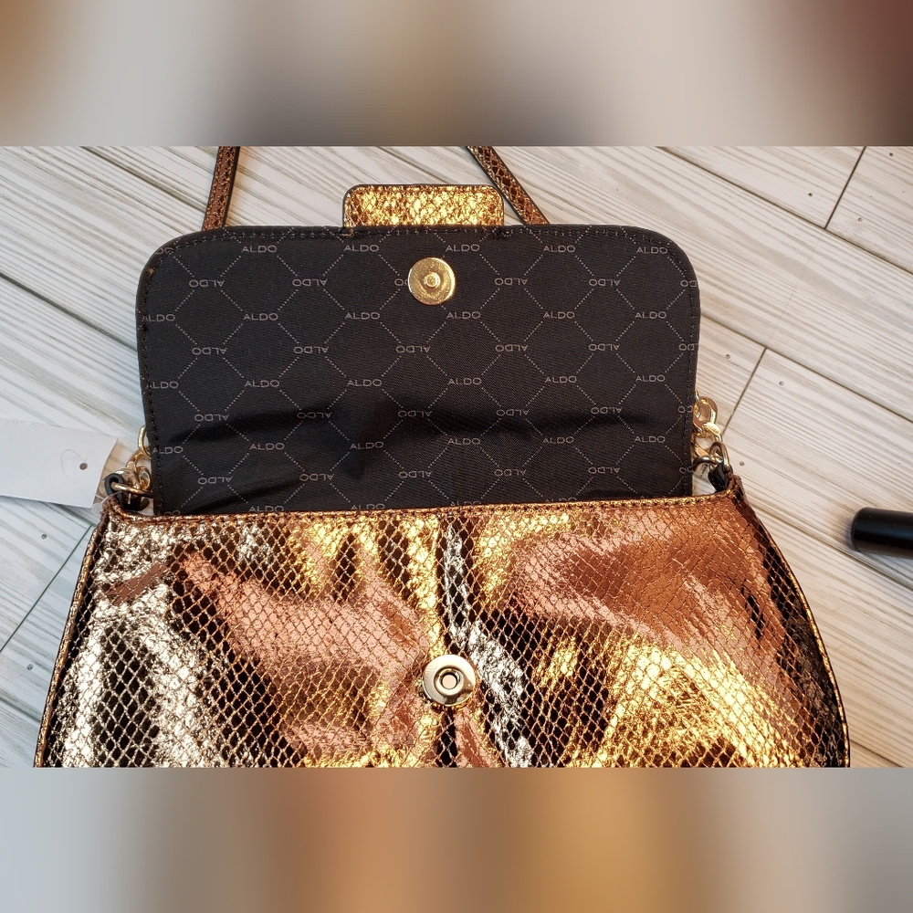 Aldo Copper-colored shoulder bag NWT - Picture 8 of 12